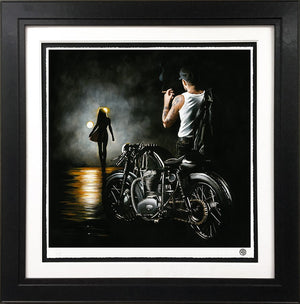 Leave The Motor Running Framed Print on Paper by Artist Richard Blunt