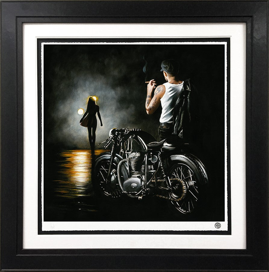 Leave The Motor Running Framed Print on Paper by Artist Richard Blunt