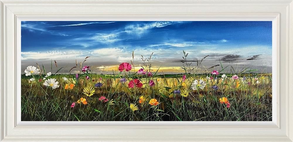 A Moment in Time Framed Canvas on Board by Artist Kimberley Harris