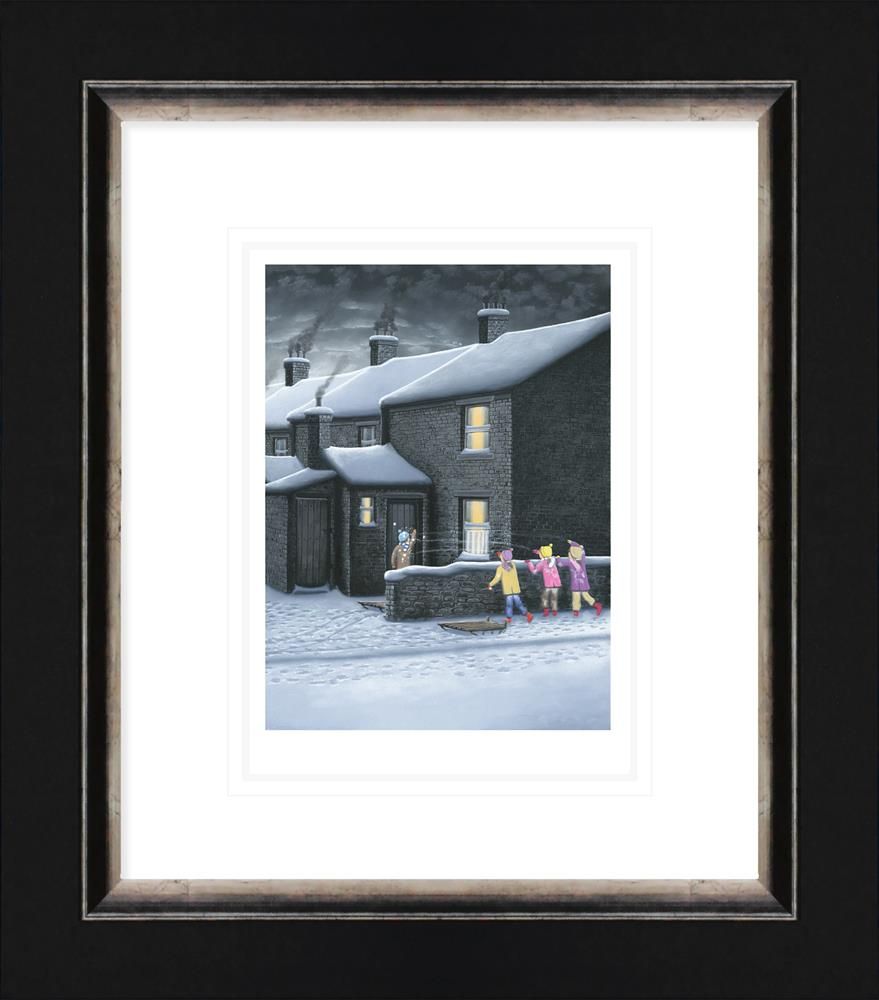 A Parting Shot Framed Print on Paper by Artist Leigh Lambert