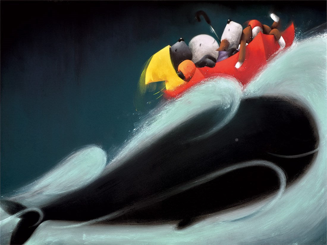 A Whale of a Time Mounted Print by Artist Doug Hyde