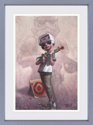 Aim For The Stars Framed Print on Paper by Artist Craig Davison