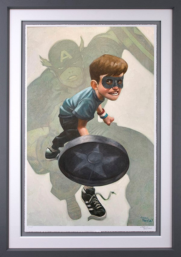 American Dream Framed Print on Paper by Artist Craig Davison