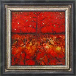 Ancient Pathway Framed Mixed Media Print by Artist Kerry Darlington