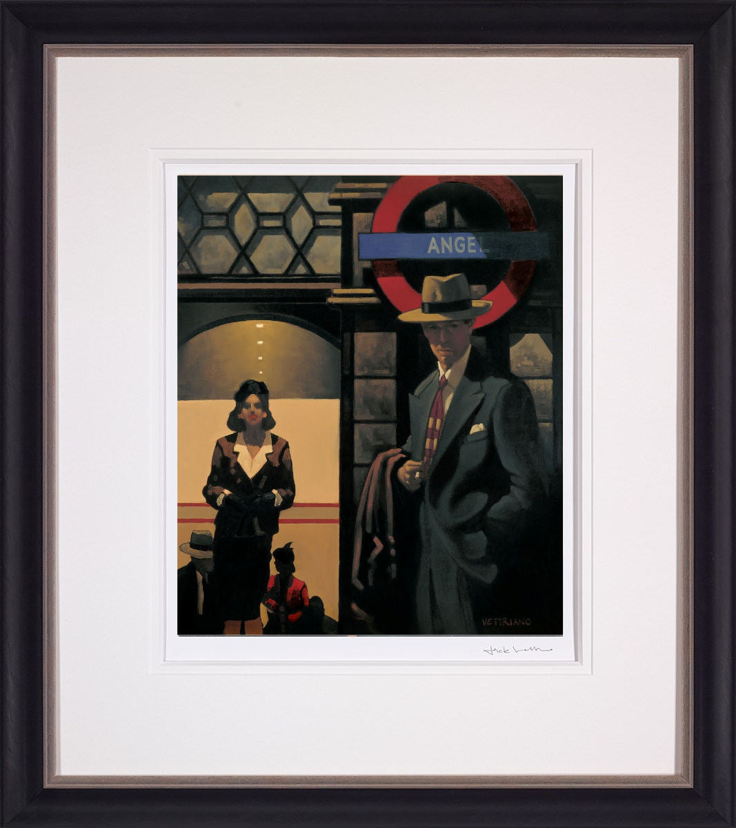 Angel Frasmed Limited Edition Print on Paper by Artist Jack Vettriano