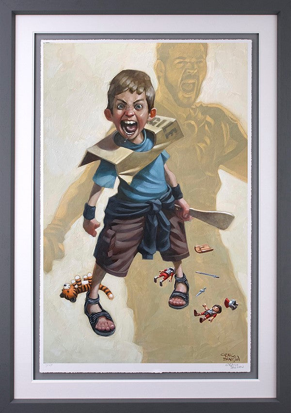 Are You Not Entertained Framed Print on Paper by Artist Craig Davison