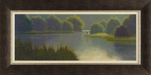 At Peace Framed Canvas on Board by Artist Lawrence Coulson