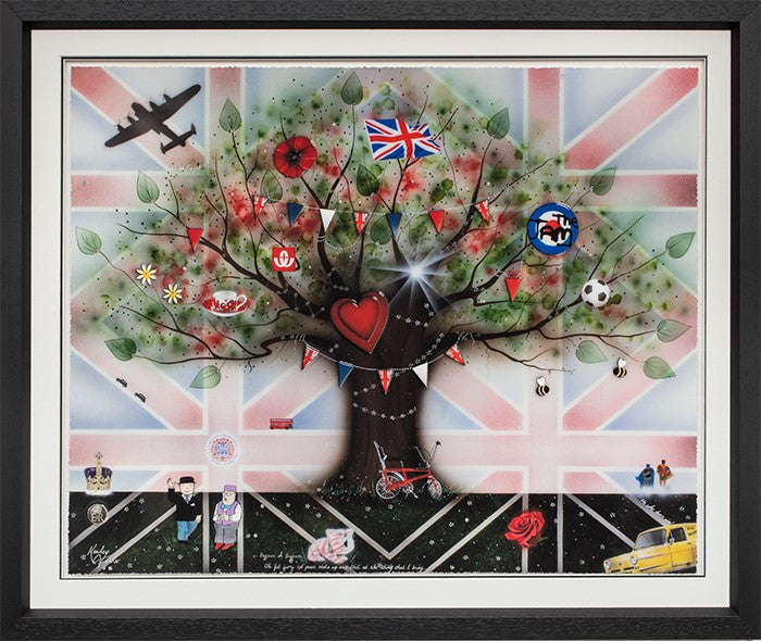 Best Of British #10 Framed Print on Paper by Artist Kealey Farmer