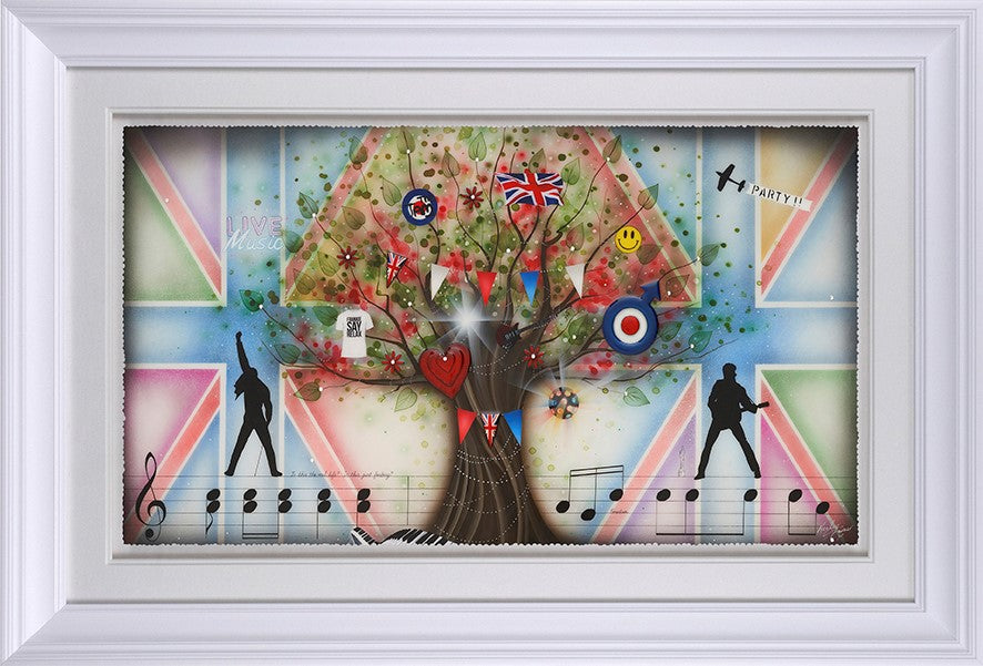 Best Of British - Music Framed Print on Paper by Artist Kealey Farmer