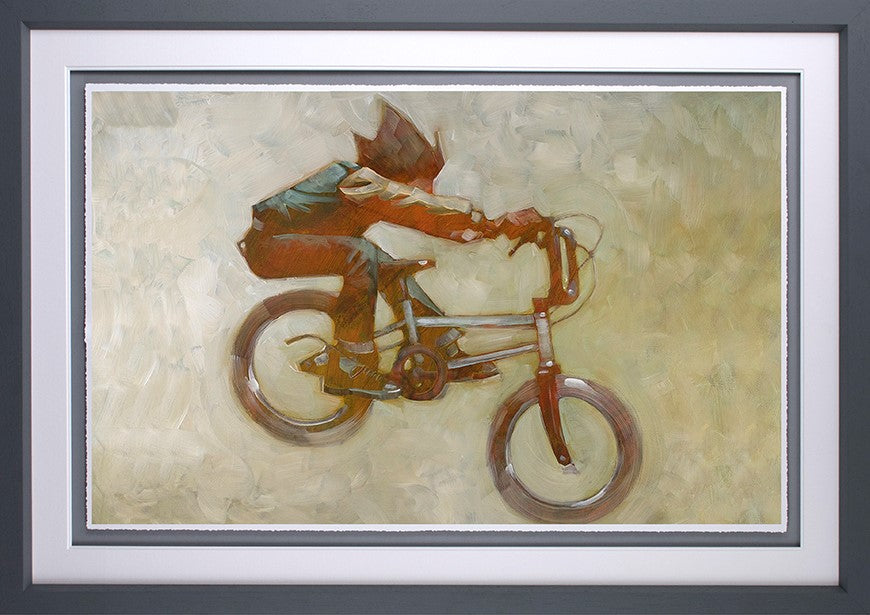 Big Air Framed Print on Paper by Artist Craig Davison