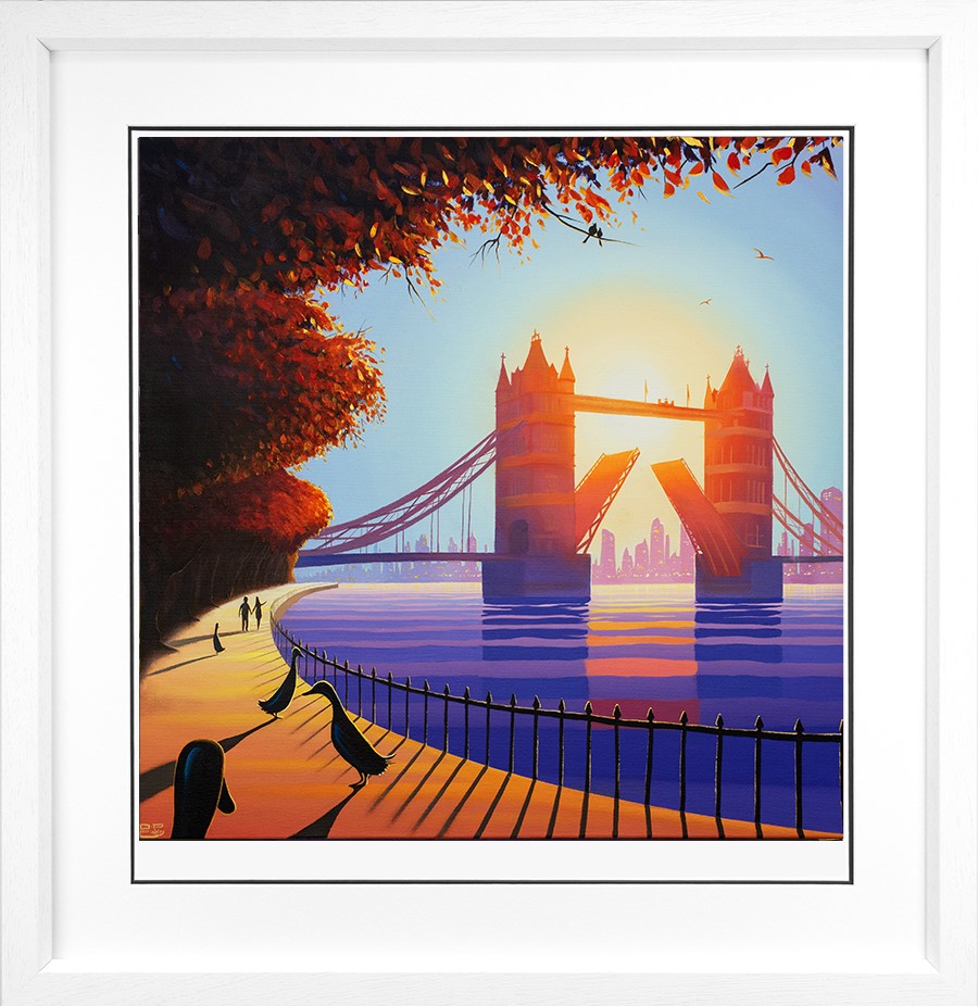 Bridge To Your Heart Framed Print on Paper by Artist Derrick Fielding