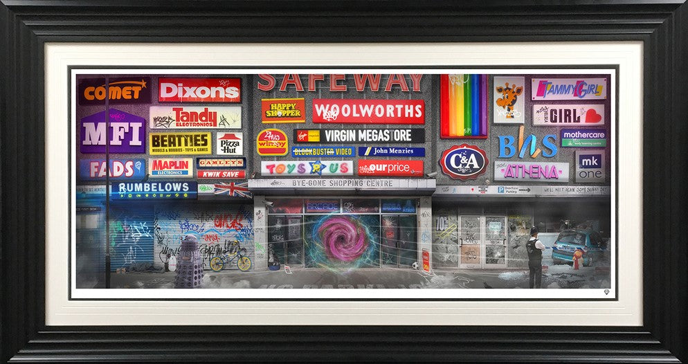 Bye Gone Shopping Framed Print on Paper by Artist JJ Adams