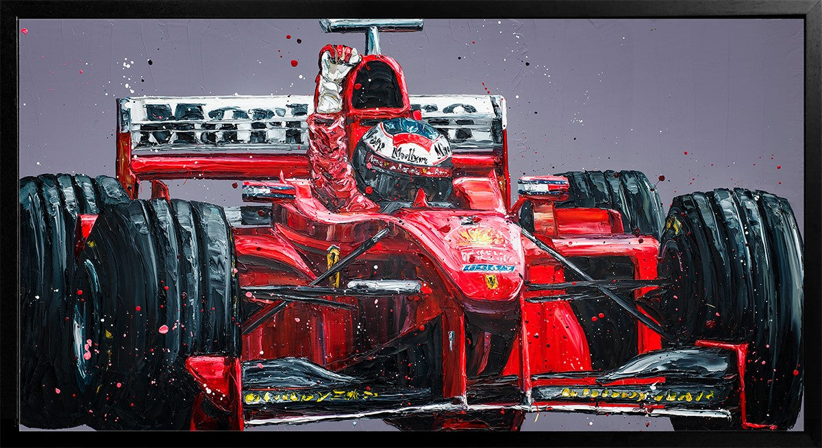 Cabrerizo Schumi 98 Framed Print on Canvas by Artist Paul Oz