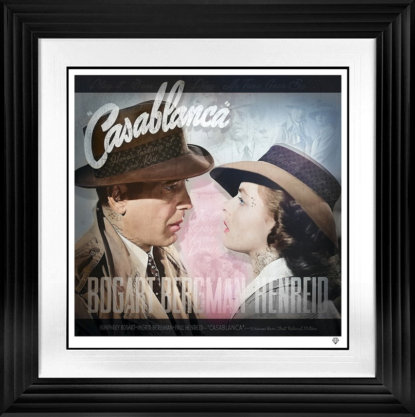 Casablanca Framed Limited Edition Print on Paper by Artist JJ Adams