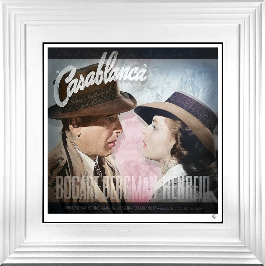 Casablanca Framed Limited Edition Print on Paper by Artist JJ Adams