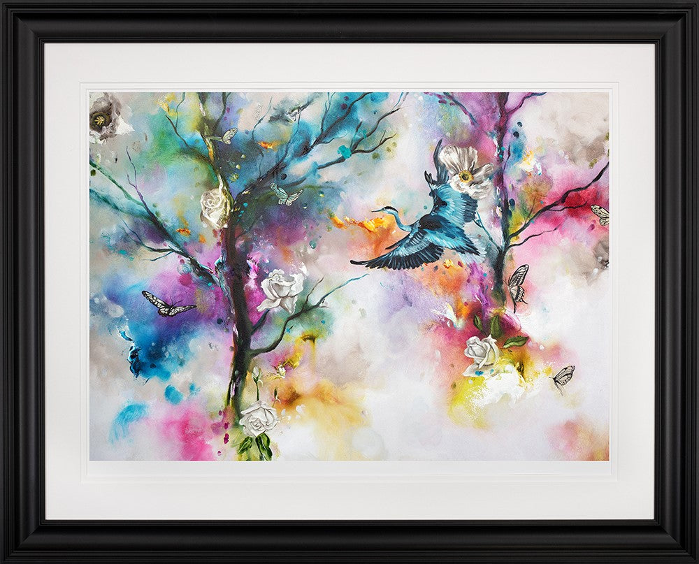 Clarity Framed Print on Paper by Artist Katy Jade Dobson