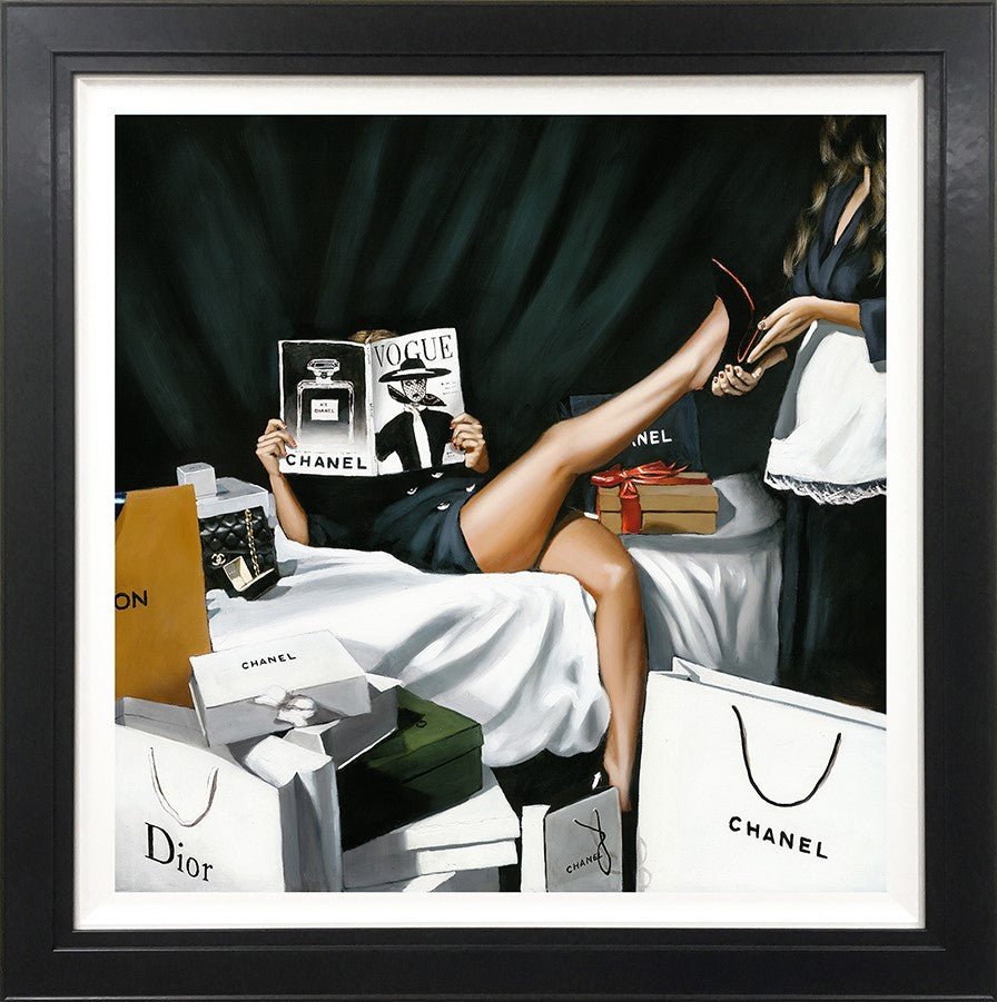 Classy and Fabulous Framed Hand Finished Print on Board by Artist Richard Blunt