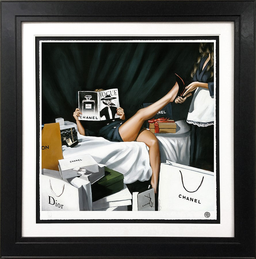 Classy and Fabulous Framed Print on Paper by Artist Richard Blunt