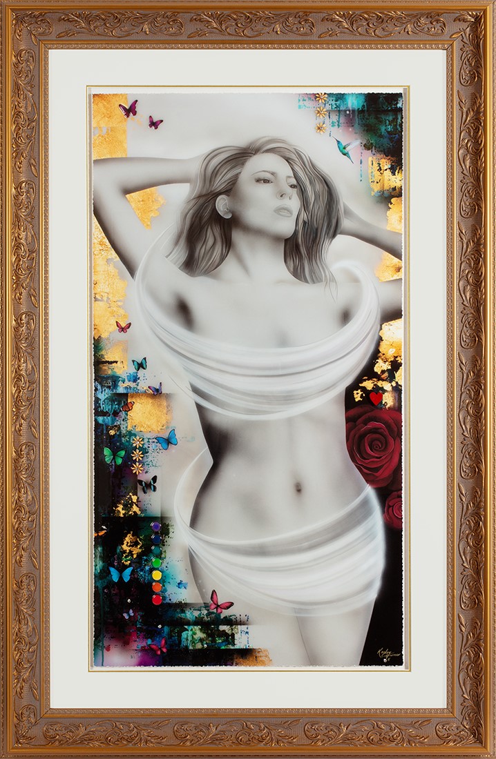 Colour Me Beautiful Framed Print on Paper by Artist Kealey Farmer