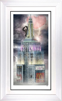 Concrete Jungle Framed Print on Paper by Artist JJ Adams