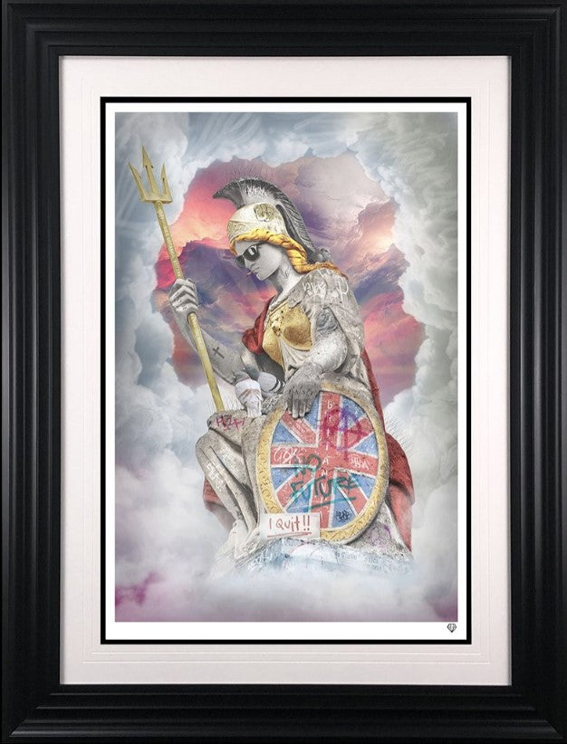 Cool Britannia Framed Print on Paper by Artist JJ Adams