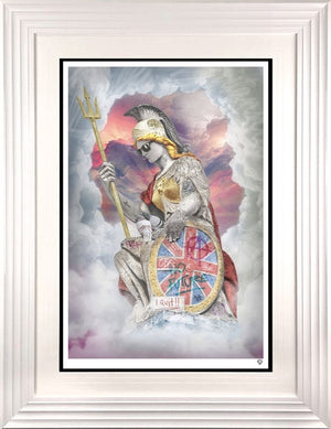 Cool Britannia Framed Print on Paper by Artist JJ Adams