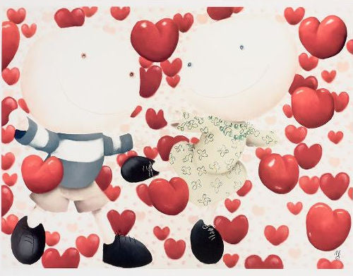 Dancing In Love Mounted Print on Paper by Artist Mackenzie Thorpe