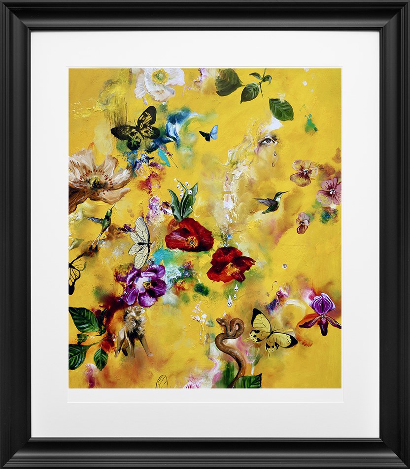 Daydream Framed Print on Paper by Artist Katy Jade Dobson