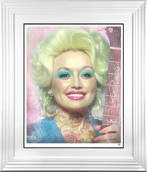 Dolly Colour Framed Print on Paper by Artist JJ Adams