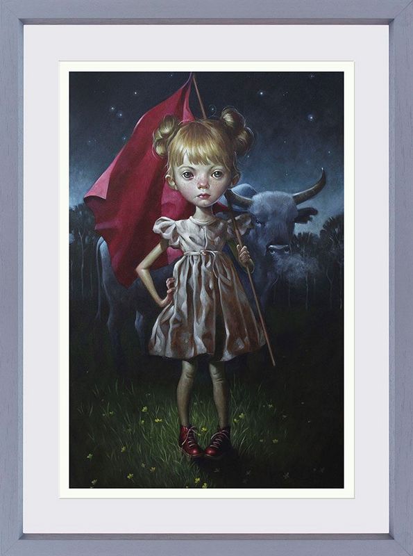 Double Dare Framed Print on Paper by Artist Craig Davison