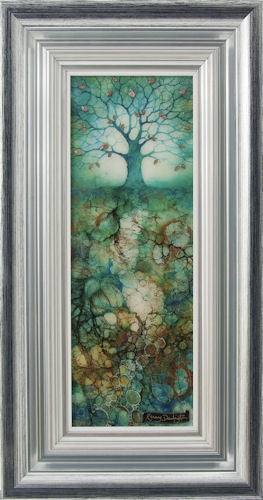 Elderberry Tree Framed Mixed Media Print by Artist Kerry Darlington