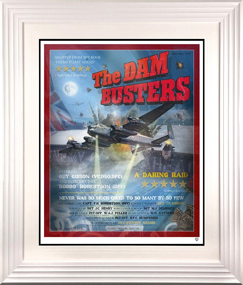 Enemy Coast Ahead Framed Print on Paper by Artist JJ Adams