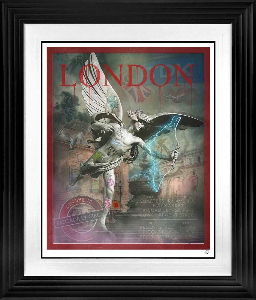 Eros Framed Limited Edition Print on Paper by Artist JJ Adams