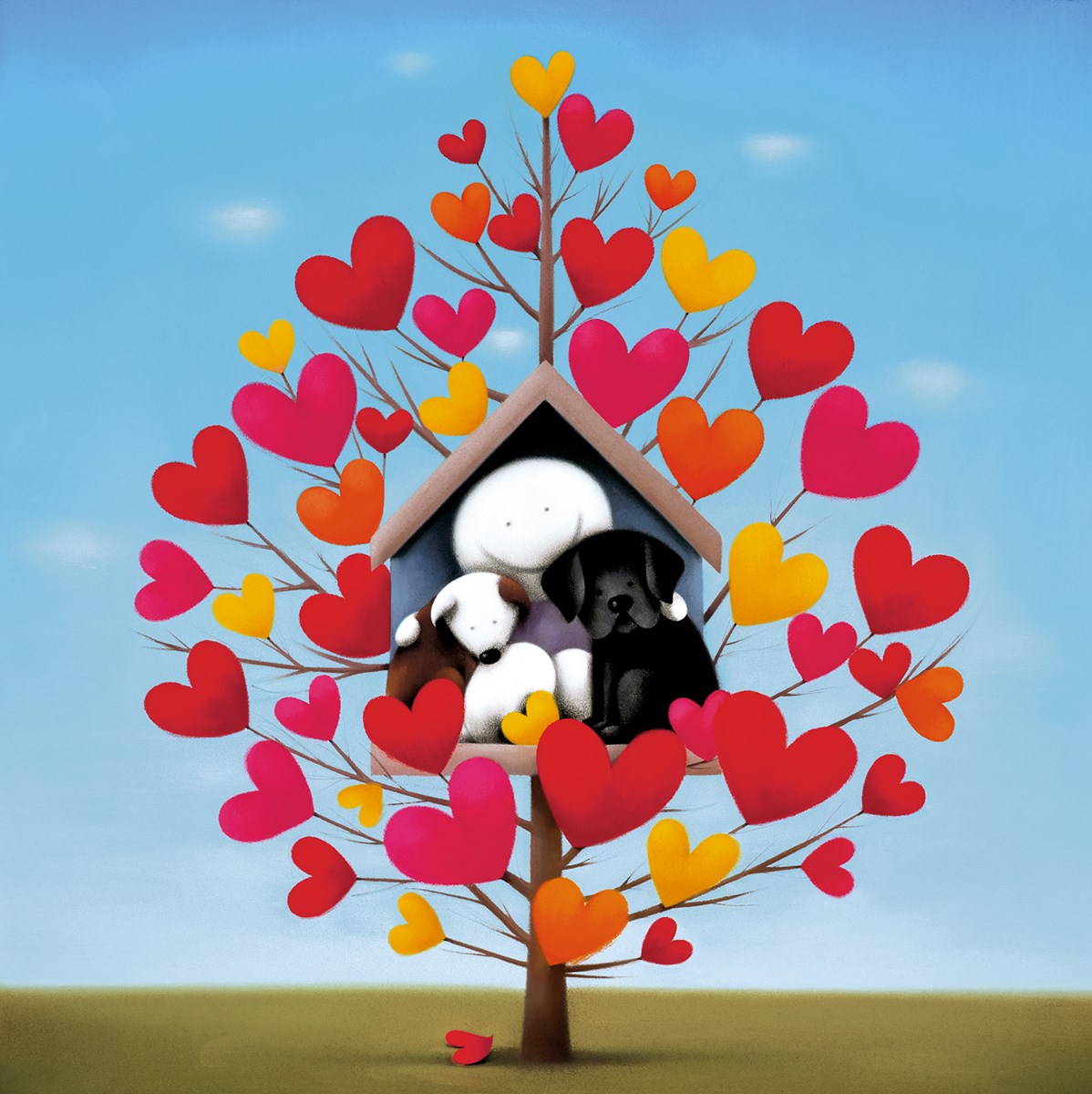 Family Tree Mounted Print by Artist Doug Hyde