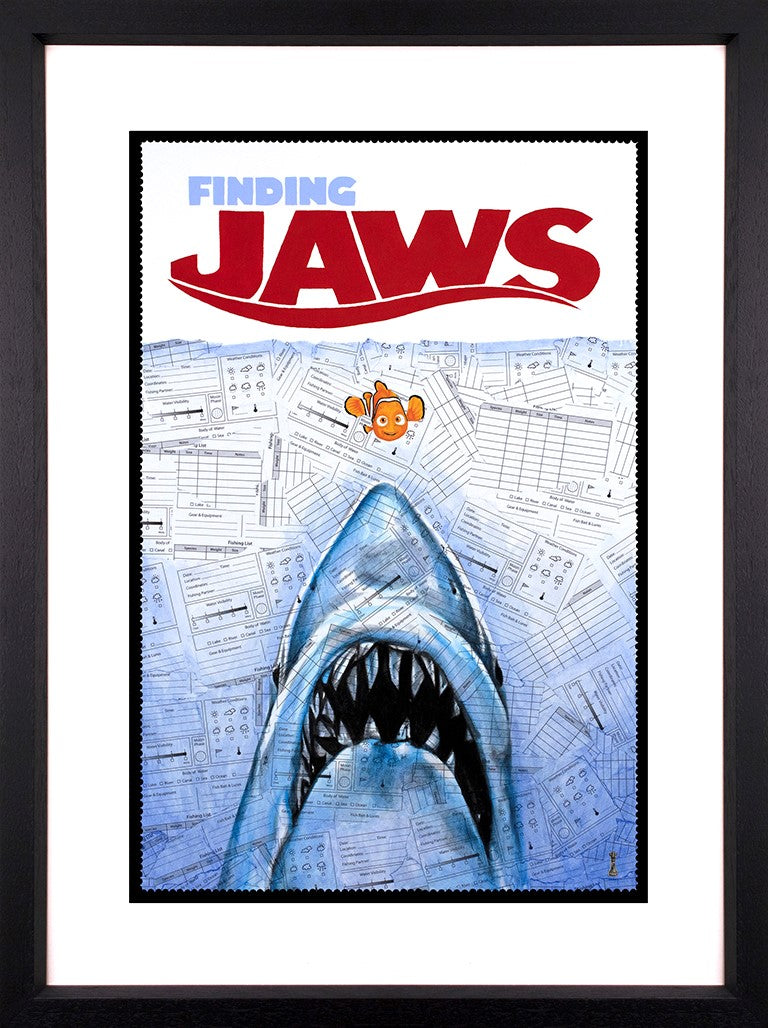 Finding Jaws Framed Print by Artist Chess