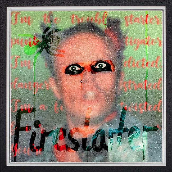 Firestarter Framed Print on Paper by Artist Tboy