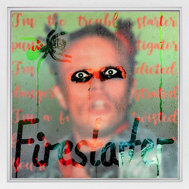 Firestarter Framed Print on Paper by Artist Tboy