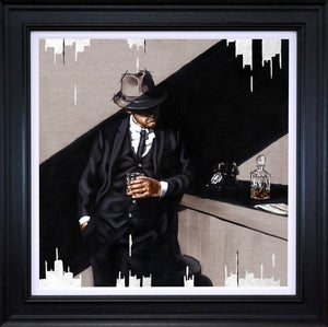 Fortune Favours The Brave Framed Hand Finished Print on Board by Artist Richard Blunt