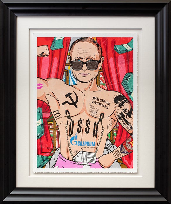 From Russia With Love Framed Print on Paper by Artist JJ Adams