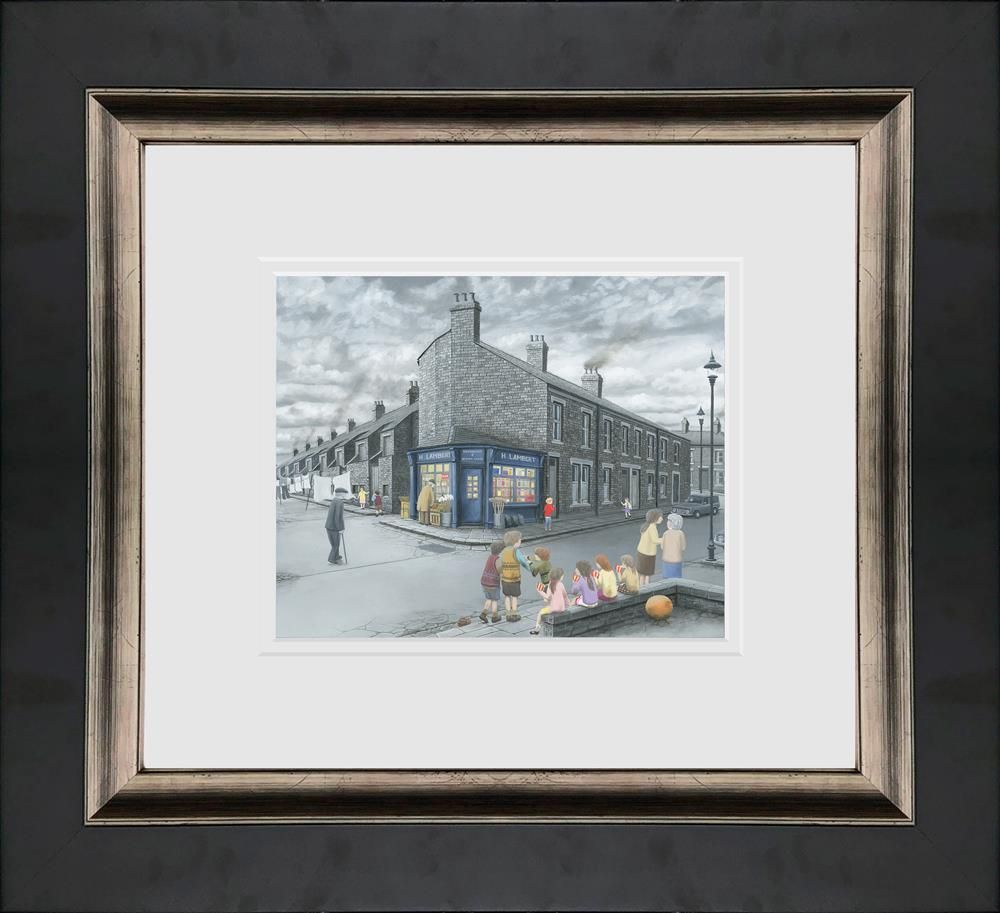 Gis Another One Framed Print on Paper by Artist Leigh Lambert