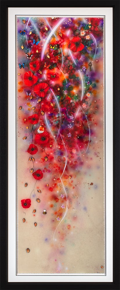 Glimmer Framed Print on Paper by Artist Kealey Farmer