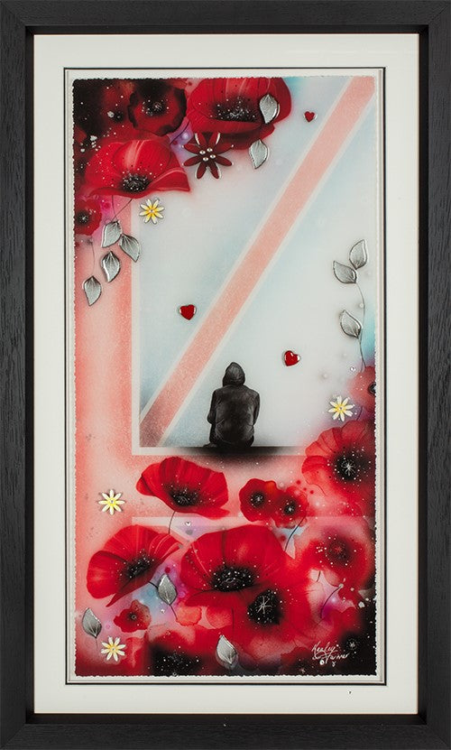 He Remembers Framed Print on Paper by Artist Kealey Farmer