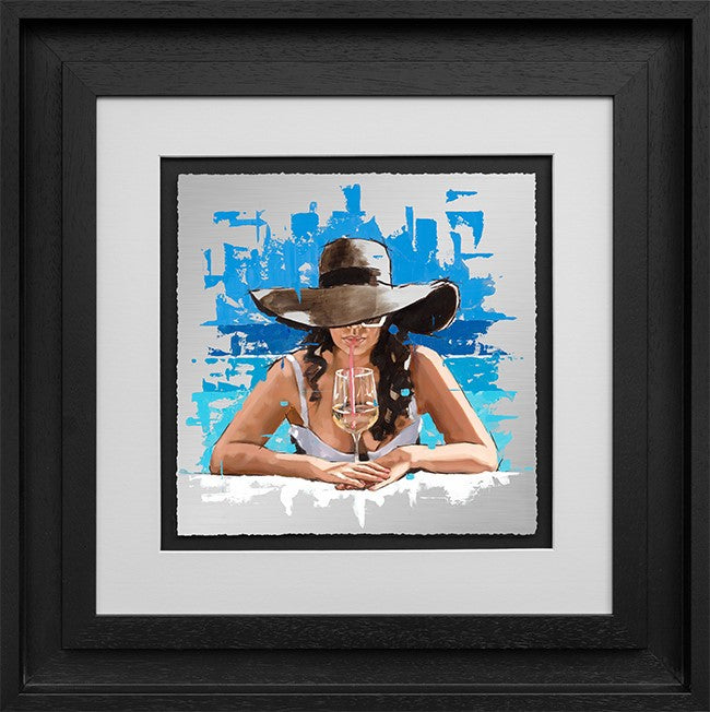 Hello Summer Framed Print on Paper by Artist Richard Blunt