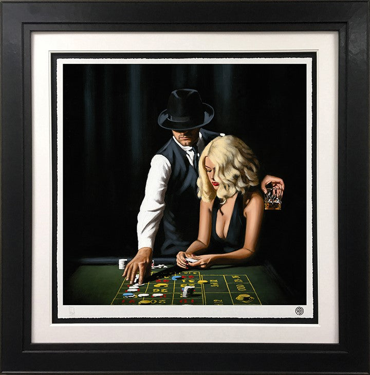 High Rollers Framed Print on Paper by Artist Richard Blunt