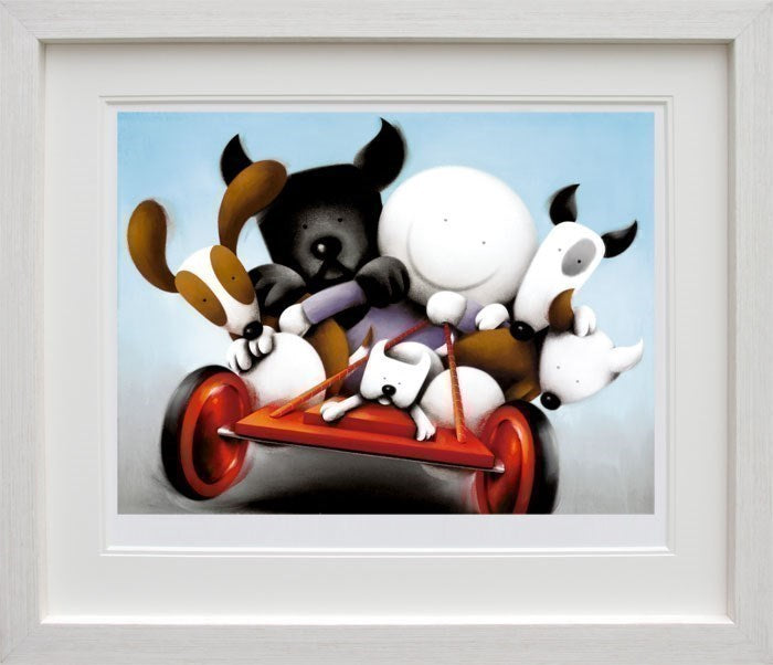 Hold on Tight Framed Print by Artist Doug Hyde