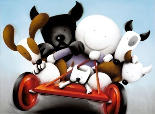 Hold on Tight Mounted Print by Artist Doug Hyde