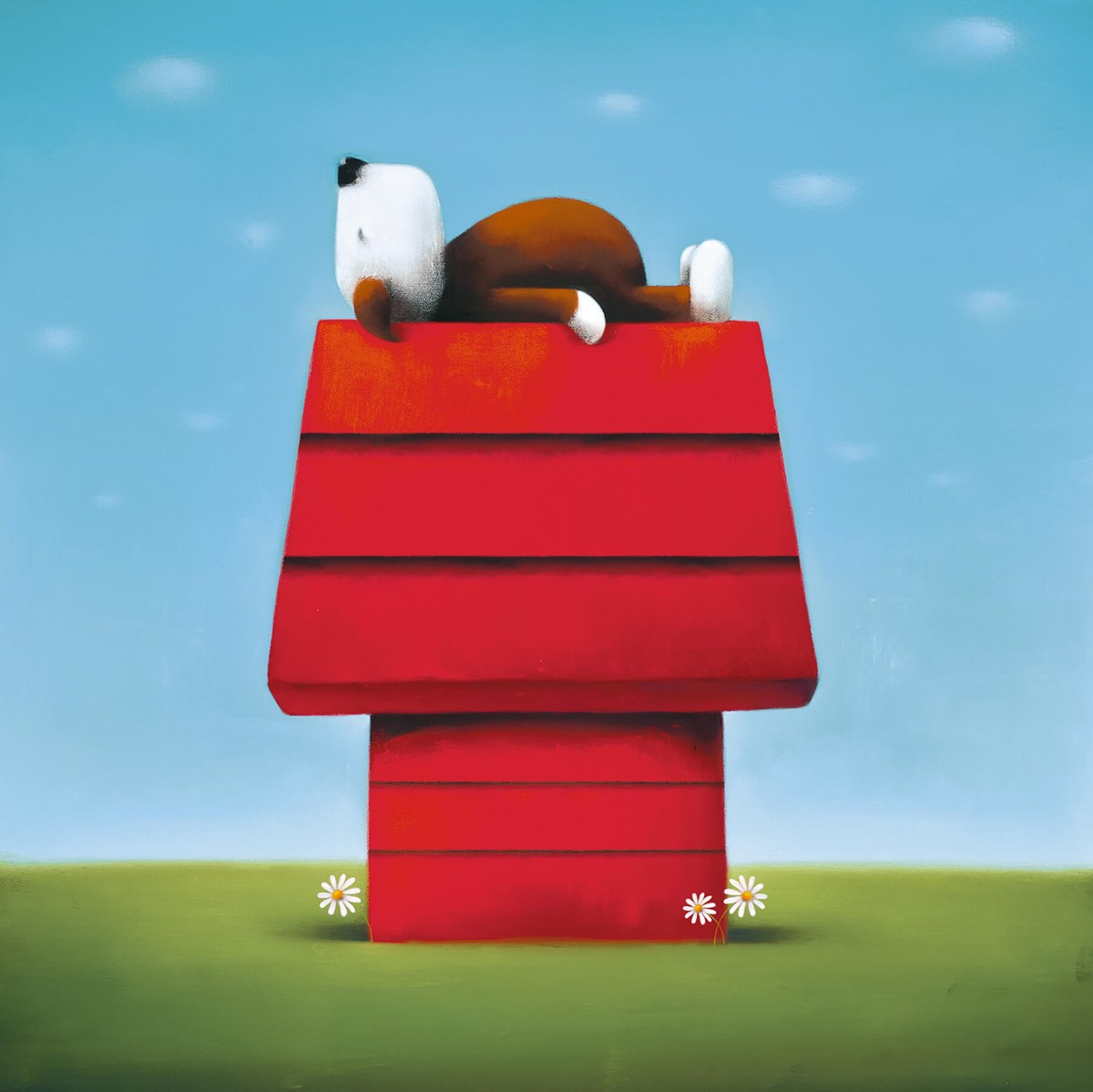 House Sitting Signed Limited Edition Print on Paper by Artist Doug Hyde