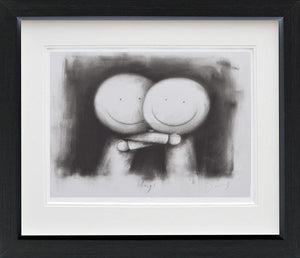 Hugs Study Framed Limited Edition Print on Paper by Artist Doug Hyde