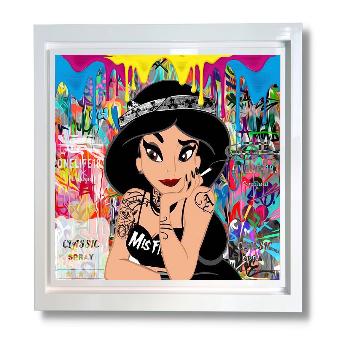 I Ain't No Prize - Jasmine (Aladdin) Framed Print on Board by Artist #Onelife