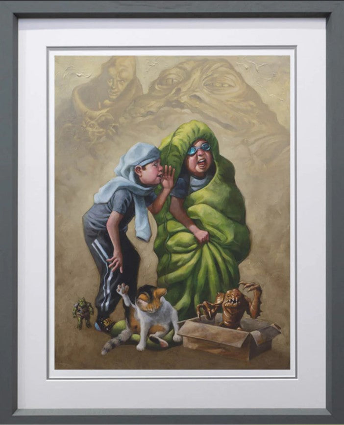 Jabba Gibba Jabba Framed Print on Paper by Artist Craig Davison